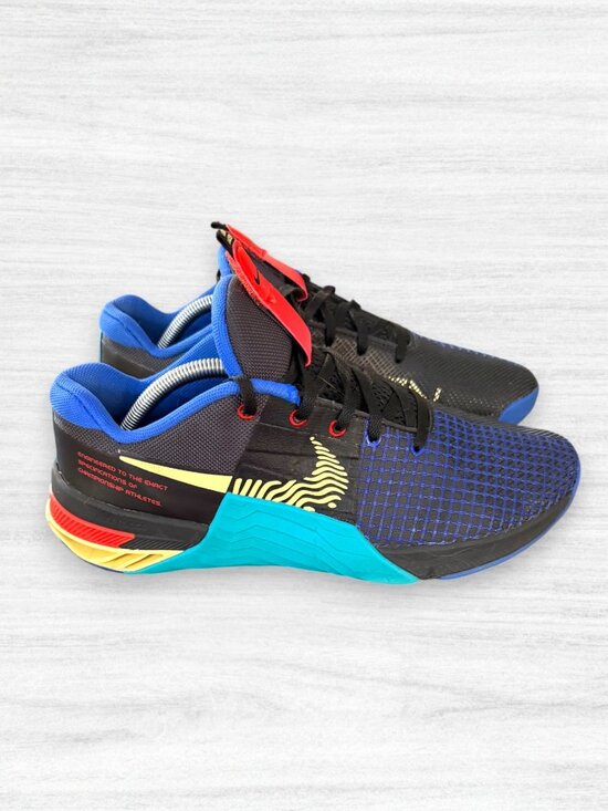 Nike Metcon Mens 10 Training Shoes Multicolor Black Blue Red Gym Crossfit HIIT main image 7
